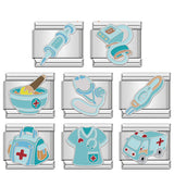 Stainless Steel Medical Themed Italian Charm - 8 Options