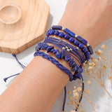 Fashion Bohemian Multi-Layer Natural Stone Braided Bracelets - 15 Colours