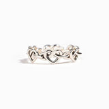 Fashion Heart Twine Ring