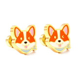Stainless Steel Small Flat Back Animal Earrings - 20 Options