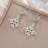 Stainless Steel Celtic Knot Earrings - 2 Colours