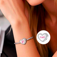 925 Sterling Silver Pink Ribbon/Hope Charm - 5 Options