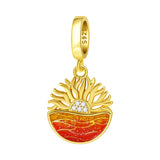 925 Sterling Silver Sea Themed Hanging Charm - 21 Options