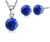 925 Sterling Silver Necklace/Earring Set - 16 Options