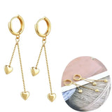 925 Sterling Silver & Gold Plated Hoop Earrings - 73 Options