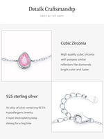 925 Sterling Silver Fashion Cubic Zirconia Geometric Design Bracelet - 4 Options