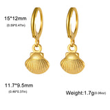 Stainless Steel Hoop Earrings - 2 Colours - 12 Designs