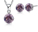 925 Sterling Silver Necklace/Earring Set - 16 Options