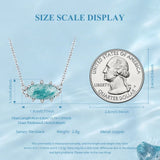 Fashion Oval Natural Amazonite Necklace