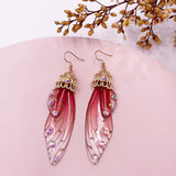 Handmade Fairy Wing Drop Earrings - 54 Options