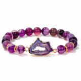 Irregular Druzy Geode Bracelet - 5 Colours