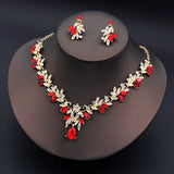 Fashion Statement Crystal Necklace Set - 11 Options