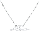 Stainless Steel Wave Necklace - 12 Options