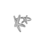 Stainless Steel Sea Themed Gold Coloured Adjustable Ring - 30 Options