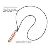 Stainless Steel  Breathing Anxiety Necklace- 2 Options - 5 Colours