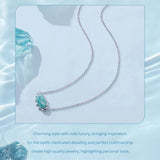 Fashion Oval Natural Amazonite Necklace