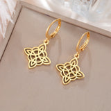 Stainless Steel Celtic Knot Earrings - 2 Colours