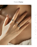 925 Sterling Silver Classic Elegant Oval Cubic Zirconia Ring - 6 Colours