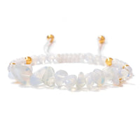 19cm Irregular Chip Stone Bracelet - 16 Options