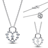 925 Sterling Silver CZ Necklace - Matching Earrings/Bracelet Available - 10 Options