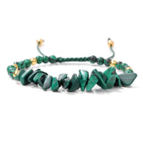 19cm Irregular Chip Stone Bracelet - 16 Options