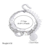 Stainless Steel Chunky Bracelet - 9 Options