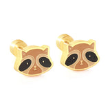 Stainless Steel Small Flat Back Animal Earrings - 20 Options