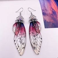 Handmade Fairy Wing Drop Earrings - 54 Options