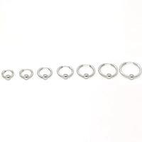 Stainless Steel Hoop/Ball Earrings - 15 Options