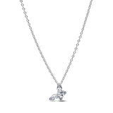 925 Sterling Silver CZ Necklace - Matching Earrings/Bracelet Available - 10 Options