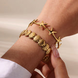 Stainless Steel Open Cuff Bangle - 22 Options
