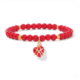 Natural Stone Heart Bracelet - 11 Options