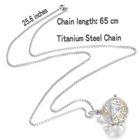 Titanium Steel Aromatherapy Cage Necklace - 43 Designs