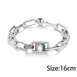 925 Sterling Silver Large Link Bracelet - 3 Sizes