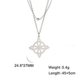 Stainless Steel Celtic Knot Necklace - 31 Options