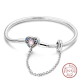 925 Sterling silver 17-20CM Charm Bracelet - Various Designs