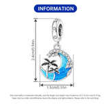 925 Sterling Silver Sea Themed Hanging Charm - 10 Options