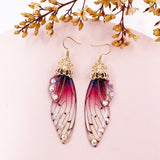 Handmade Fairy Wing Drop Earrings - 54 Options