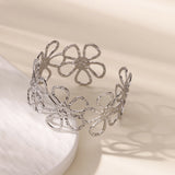Stainless Steel Open Cuff Bangle - 22 Options