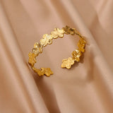 Stainless Steel Open Cuff Bangle - 22 Options