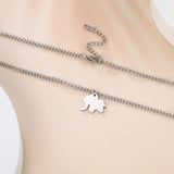 Stainless Steel Elephant Necklace - 4 Options