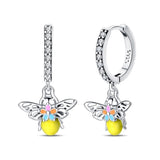 925 Sterling Silver Pretty Bug Earrings