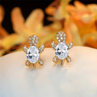 Fashion CZ Turtle Earrings - 31 Options