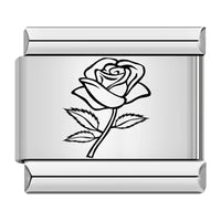 Stainless Steel Flower Italian Charm - 9 Options