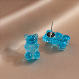 Fashion Candy Colours Duck/Bear Earrings - 25 Options