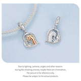 925 Sterling Silver Horse Heart Themed Charm - 3 Options