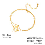 Stainless Steel Hummingbird Flower Bracelet - 6 Options