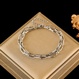 Stainless Steel Chunky Bracelet - 9 Options