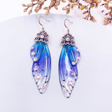 Handmade Fairy Wing Drop Earrings - 54 Options