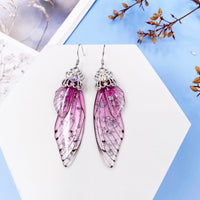 Handmade Fairy Wing Drop Earrings - 54 Options